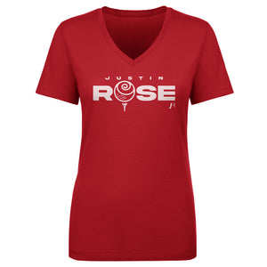 Justin Rose Women's V-Neck T-Shirt | 500 LEVEL